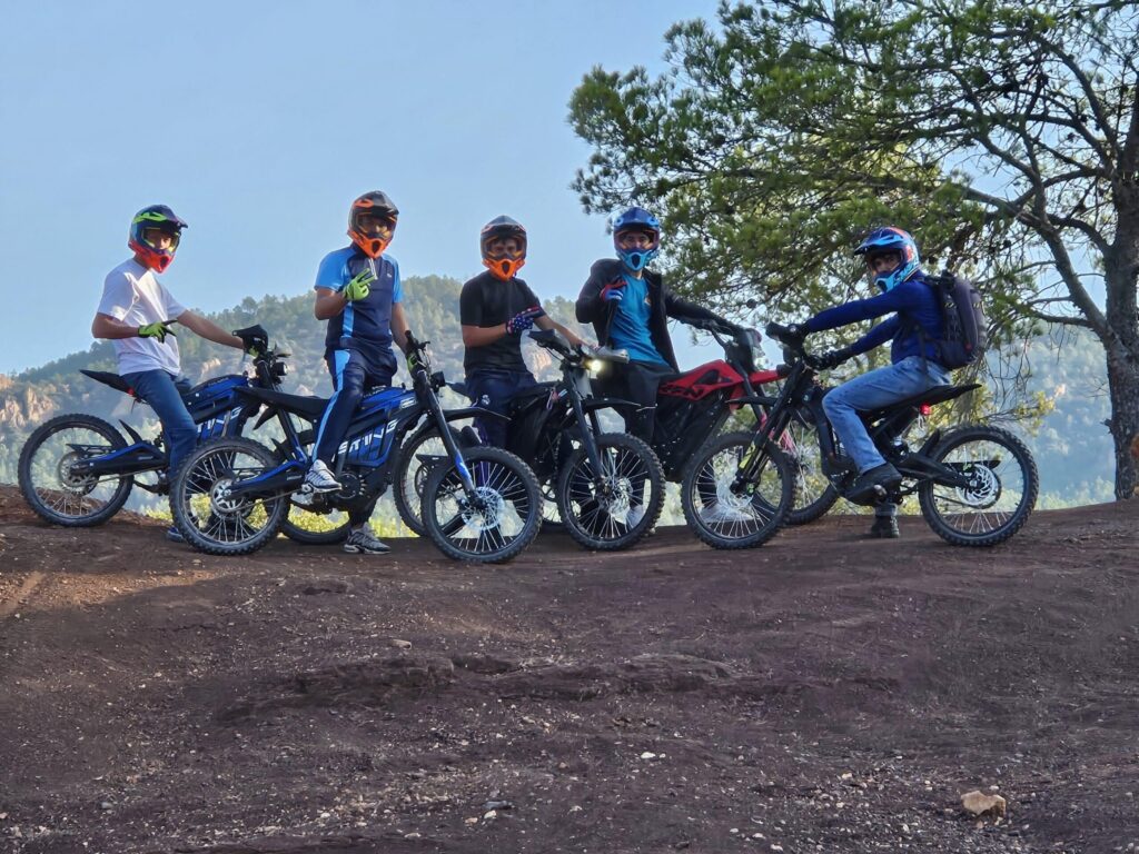 randonnée moto électrique