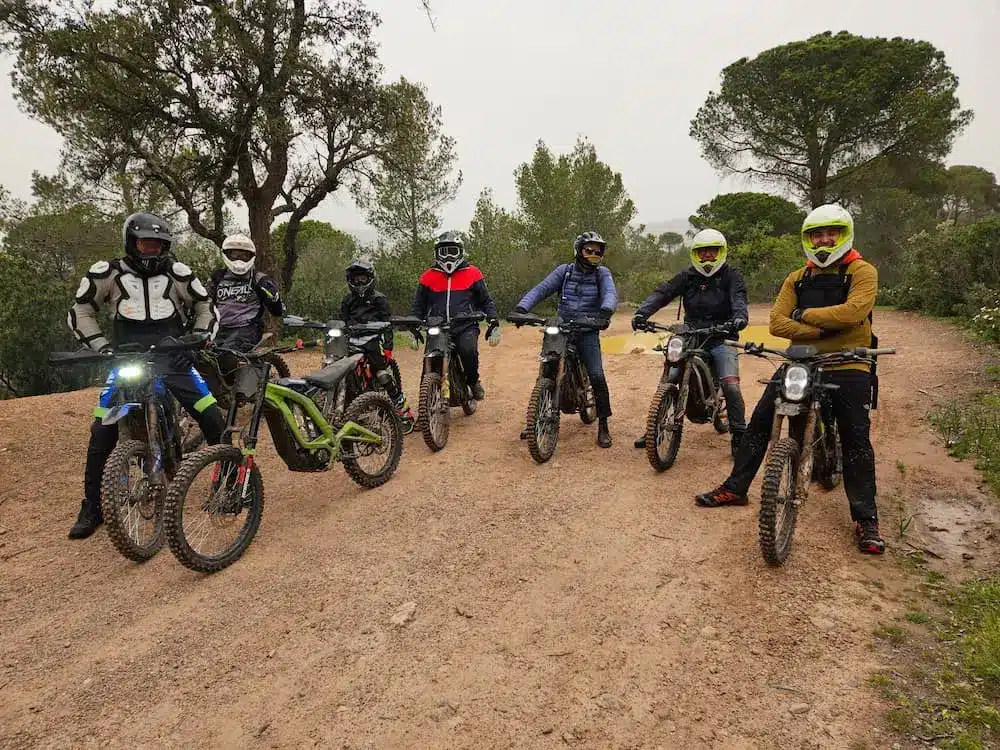 randonnée accompagnée moto électrique