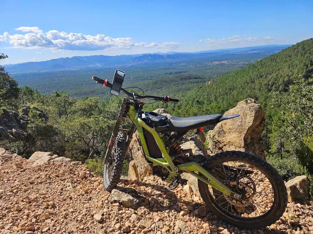 randonnée moto électrique panoramique