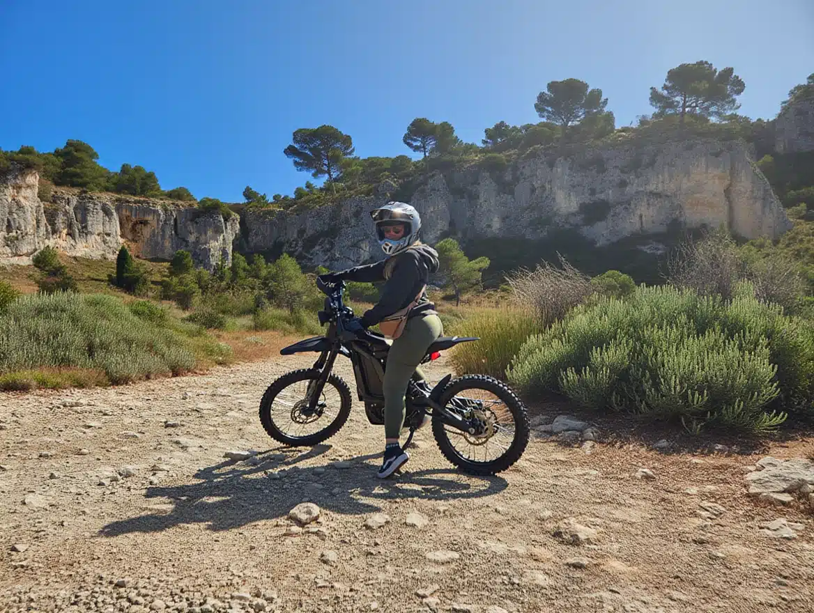randonnée Var moto électrique